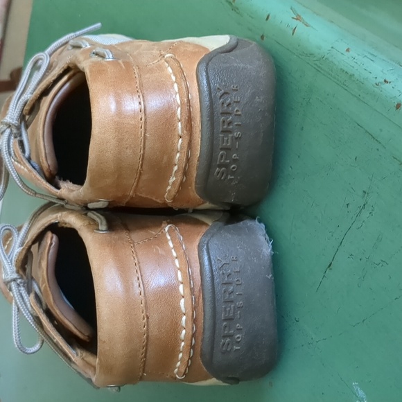 Sperry Top Sider Shoes Mens 13 Boat Billfish Tan Brown Leather Loafers Moccasin - Picture 3 of 10